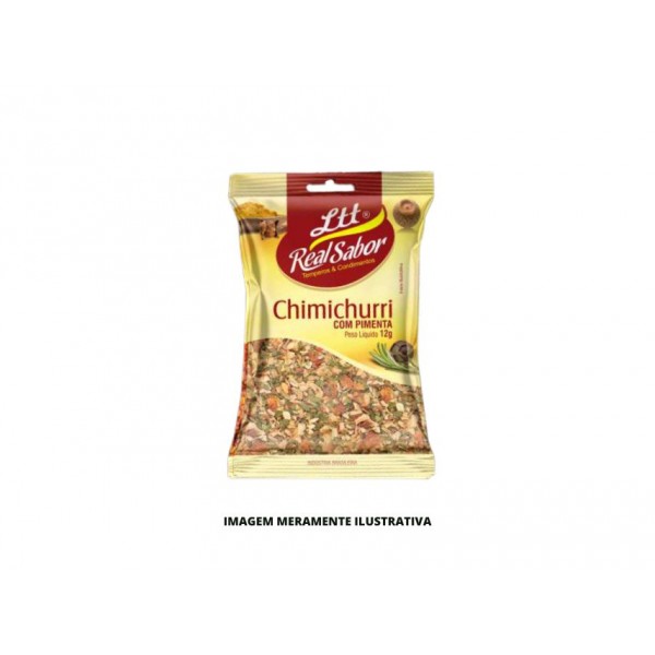 TEMPERO - REAL SABOR - 12g - CHIMICHURI COM PIMENTA - CX50
